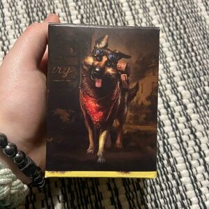 Magic: The Gathering fallout card set with fallout sleeves on all cards